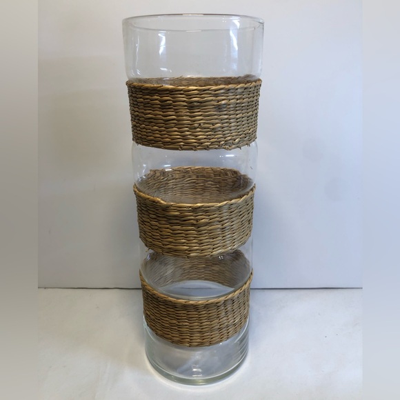 Vintage 10” Vase Twine wrapped, rare piece - Picture 1 of 7